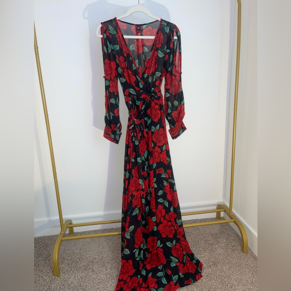 Windsor rose maxi dress